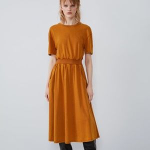 Zara Faded Orange Effect Dress